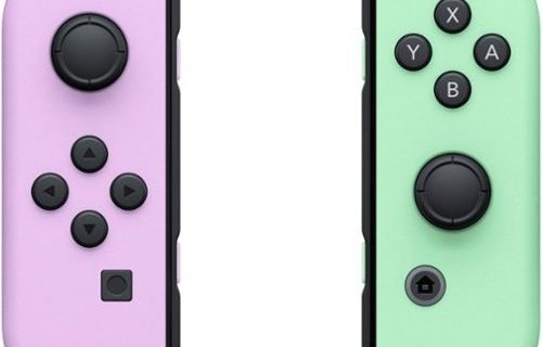 Nintendo Switch Joy-Con (L/R) Controllers - Green & purple