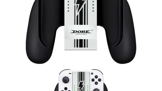 DOBE Charging Grip Switch Joy-Con White-iTNS-873B