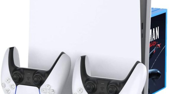 OIVO Vertical Stand with Controller Charging Station & Suction Cooling Fan