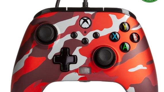 PowerA Enhanced Wired Controller For Xbox - Metallic Red Camo