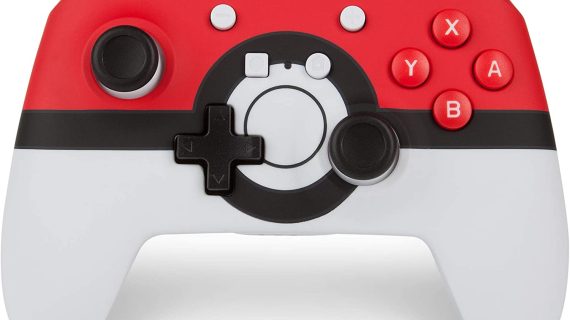 PowerA Enhanced Wireless Controller for Nintendo Switch - Pokemon Poke Ball Red
