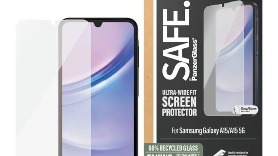 PanzerGlass® SAFE95678, Screen Protector Samsung Re-Glass For A15/A15 5G Ultrawide Fit WA