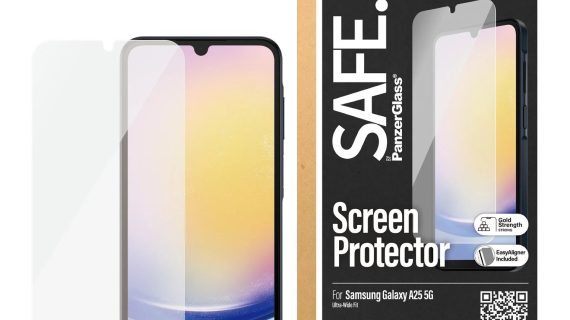 PanzerGlass® SAFE95680, Screen Protector Samsung Galaxy Re-Glass For A25 5G Ultrawide Fit WA