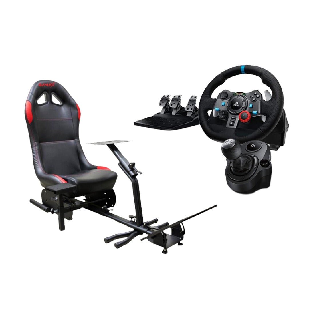 Super racing gear : Gamax Racing Seat + Logitech G29 Driving Force