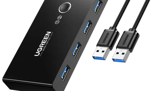 UGREEN 2 In 4 Out USB 3.0 Sharing Switch Box