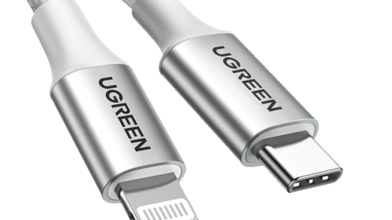 UGREEN 70525 USB-C to Lightning Cable Braided 2m (Silver) US304