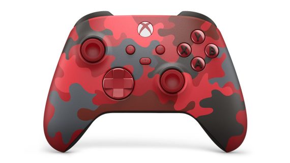 Xbox Wireless Controller - Daystrike Camo Red