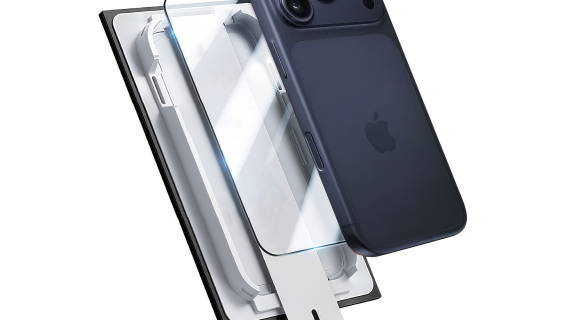 Asli Global E-Touch Shield Premium Glass With Applicator for iPhone 17 Pro Max | Clear