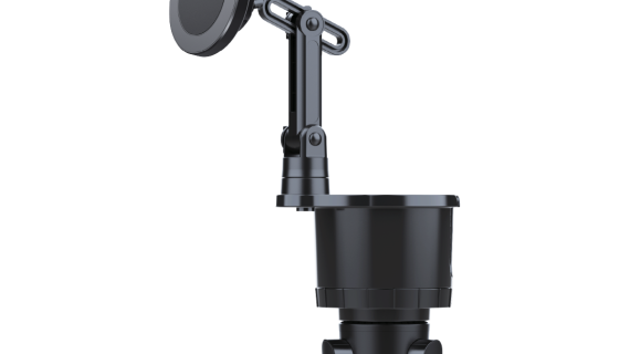 LZEL 2-In-1 Magnetic Car Phone Mount & Cup Holder Hands-Free Viewing I Strong Stability | Universal Phone Compatibility