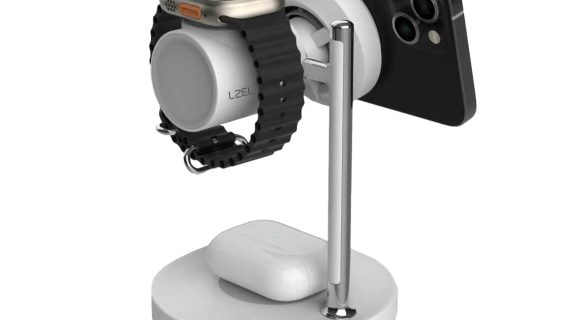 LZEL FlexDock Series 3-in-1 Magnetic Desktop Wireless Charger