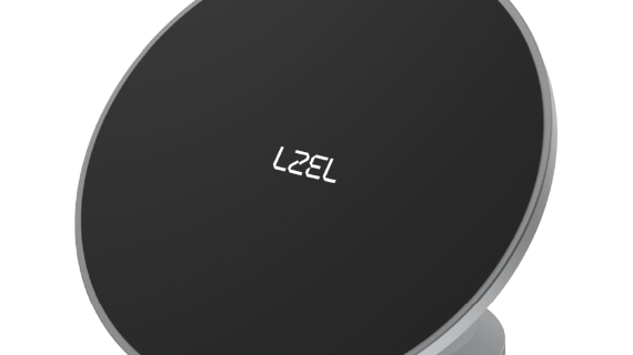 LZEL 360° Magnetic Suction Phone Holder Ultra-Strong Magnetic Grip | Compact & Stable Design | Black
