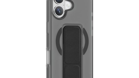 Asli Global MagTrox Gravitas MagSafe Leather Grip Case for iPhone 17 | Black