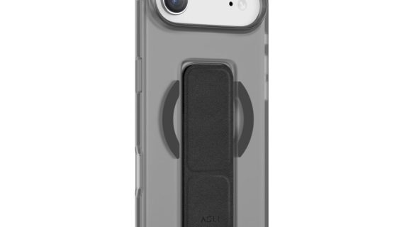 Asli Global MagTrox Gravitas MagSafe Leather Grip Case for iPhone Air | Black