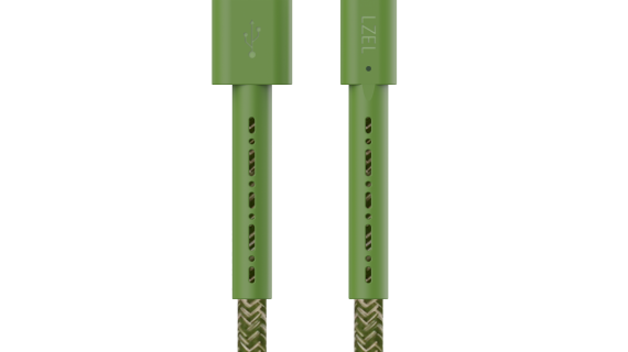 LZEL Celeris Charge AXL Braided USB-A to Lightning Cable, 480Mbps, 15W Max, 1m