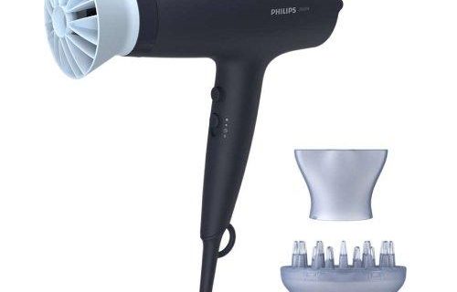 Philips Hair Dryer a Uniqely-Designed Powerful, Fast Drying with Ionic Care for Frizz-Free Hair, 2100W | Blue
