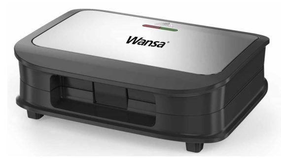 Wansa 2 Slice Sandwich Maker, 700W | Black