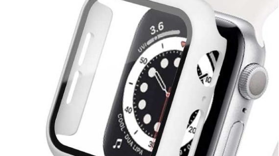 Anank Glass Protector For Apple Watch S7 45mm | White