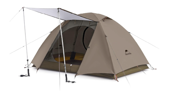 Naturehike Yunchuan Series Tent - Light Coffee Brown (210*(45+140+45)*115)