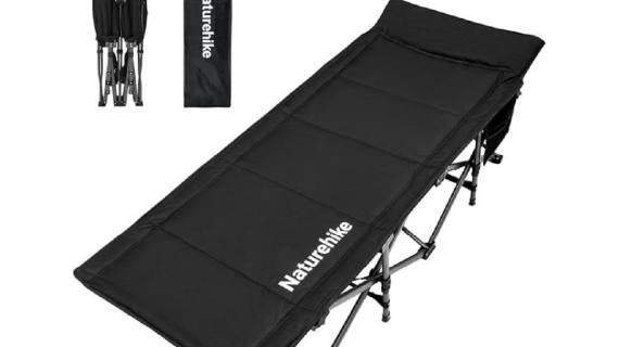 Naturehike Xingye Outdoor Folding Camp Bed - Black single (190*70*36)