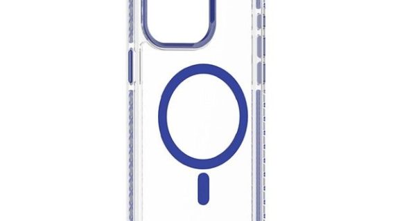 ZGA iPhone 15 Pro Protective Case with Camera Metal Frame Blue