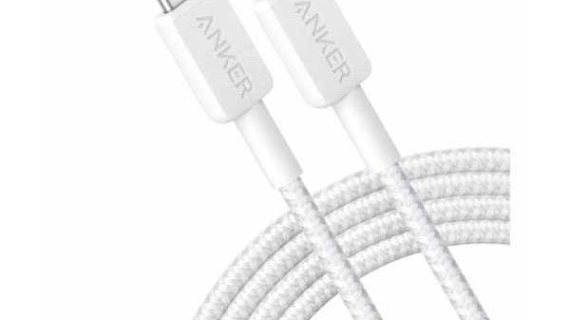 Anker USB-C to USB-C Cable, 6 feet Braided | White