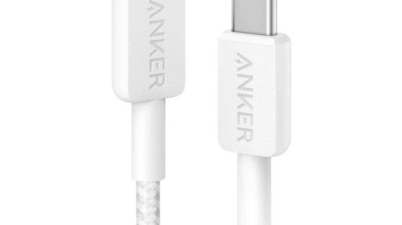 Anker 322 USB -C TO USB -C cable (3ft Braided) | White