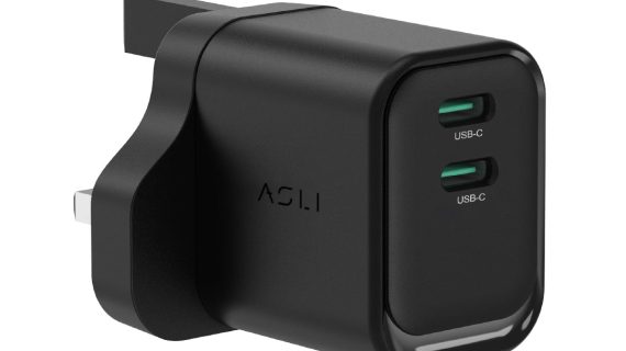 Asli Global Thundervolt Surge 35W Power Delivery Gan Dual USB Wall Charger| Black