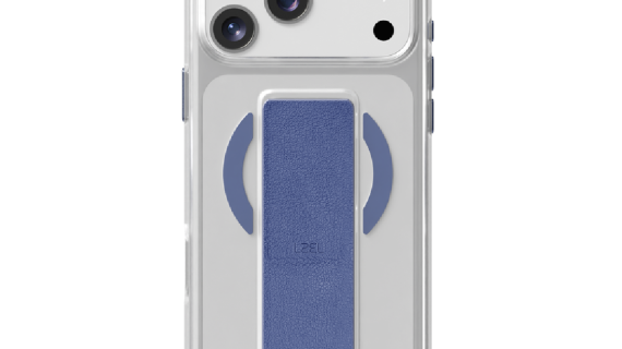 LZEL MagClear LeatherGrip Case for iPhone 17 Pro Max