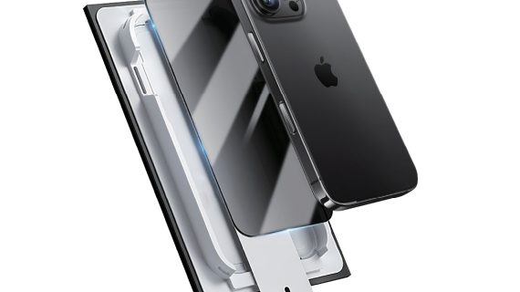 Asli Global E-Touch Shield Premium Privacy Glass With Applicator for iPhone 16 Pro Max