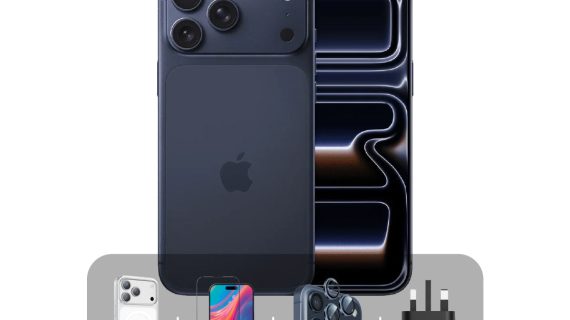 Apple iPhone 17 Pro Max- 512GB - 6.9 inch - Dual eSim+ Bundle Offer (Middle East Version) | Deep Blue