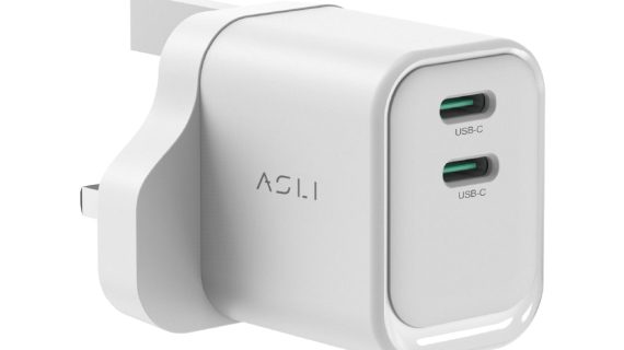 Asli Global Thundervolt Surge 35W Power Delivery GaN Dual USB Wall Charger | White