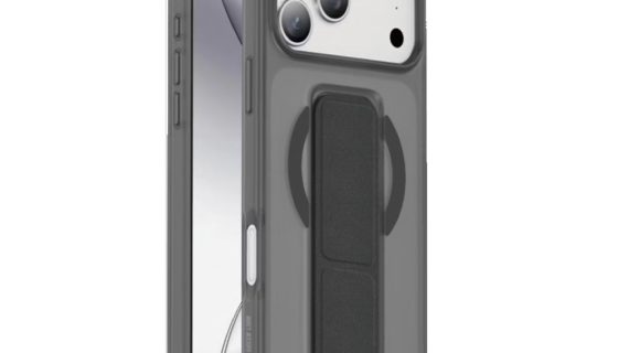 Asli Global MagTrox Gravitas MagSafe Leather Grip Case for iPhone 17 Pro Max | Black