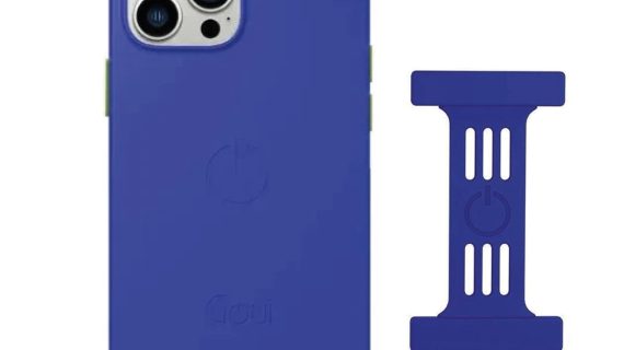 Goui iPhone 16 Pro Case Azure Blue + Strap