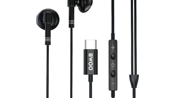 BWOO Stereo Type-C Headphones 1.2M | Black