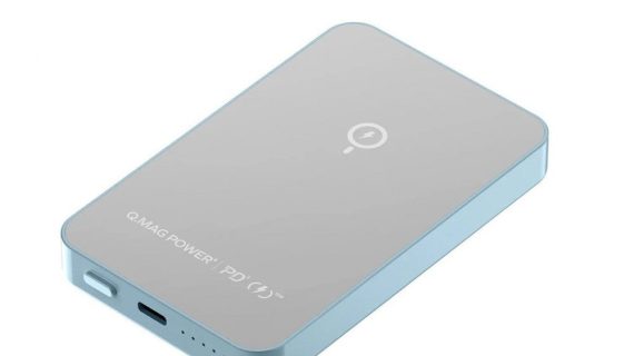 Momax Q.Mag Power 6 5000mAh Magnetic Wireless Battery Pack | Blue
