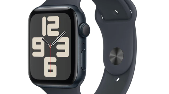 Apple Watch SE GPS 40mm Midnight Aluminum Case with Midnight Sport Band - M/L