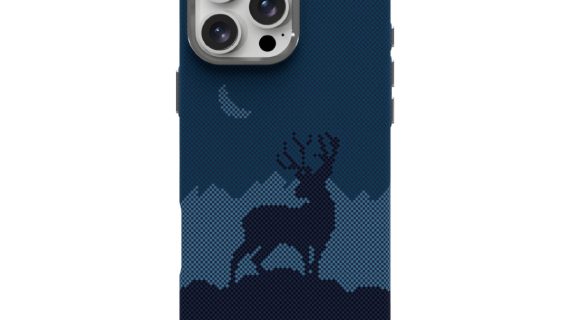 LZEL MagCarbon Deer Cover for iPhone 16 Pro | Navy Deer