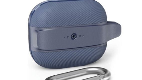 AHASTYLE AirPods 3 TPU + Silicone Cover with Carabiner | Blue