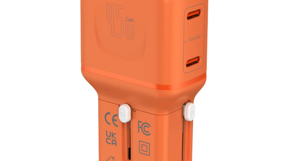 LZEL TravelPro Series Dual Port GaN Travel Wall Charger 45W I Dual Type-C Output I Global compatibility