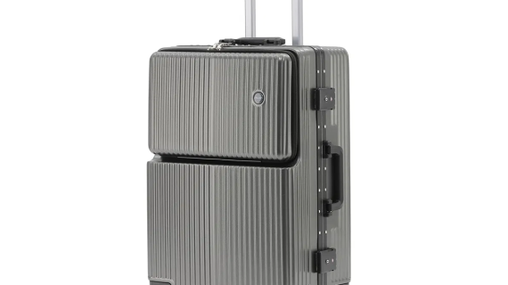 90 Percent 4 Wheels Abs Aluminum Frame 20 Inch Suitcase | Dark Gray