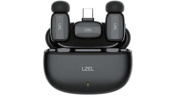 LZEL 2.4GHz Wireless Microphone – Portable, Plug & Play, Noise Reduction & Voice Effects