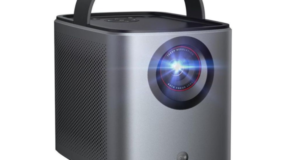 Nebula Mars 3 Air Portable 1080p Google TV Projector with Built-in Netflix, 400 ANSI Lumens & 2.5H Battery | Black