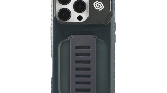 Grip2U iPhone 16 Pro Max Boost Case with Kickstand | Smoky