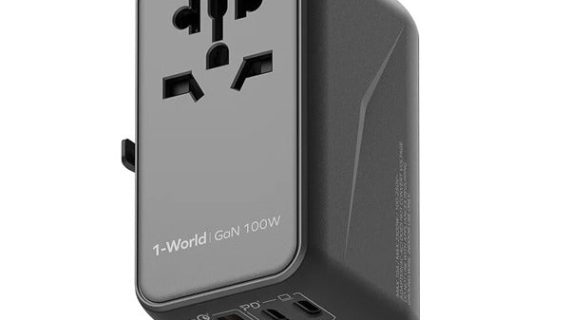 Momax 1-World 100W GaN 4 Ports + AC Travel Adapter