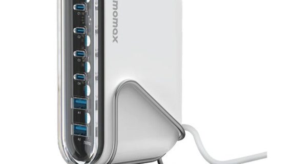 Momax 1-Charge Flow+ 6-Port 120W GaN Desktop Charger USB-C & USB-A