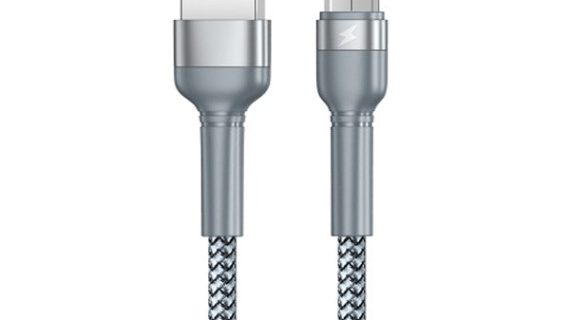 Remax Aluminum Alloy Braided USB-A To Micro Cable | Silver