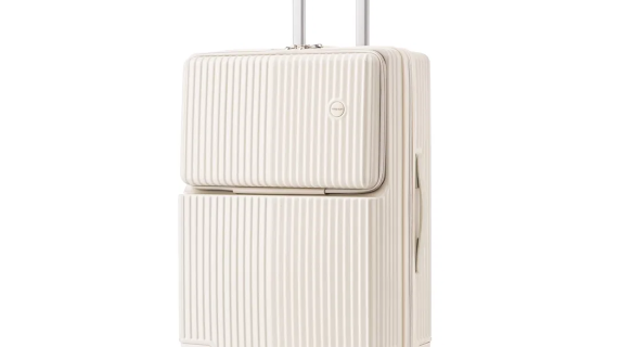 90 Percent 4 Wheels Abs Aluminum Frame 20 Inch Suitcase | White
