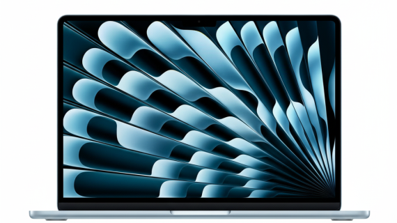 Apple MacBook Air M4 15-inch - 16GB RAM - 512GB SSD | Sky Blue