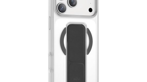 Asli Global MagTrox Gravitas MagSafe Leather Grip Case for iPhone 17 Pro | Black