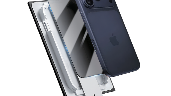 Asli Global E-Touch Shield Premium Glass With Applicator for iPhone 17 Pro | Privacy